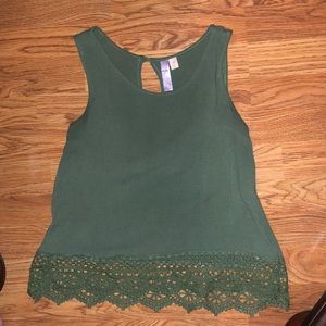 Francesca’s Olive Green Tanktop
